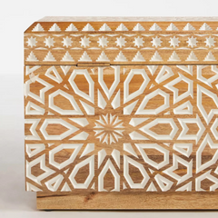 Mango Wood Crafts Hand Crafted Trunk