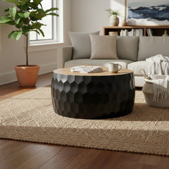 Mango Wood Centerpiece Coffee Table For Living Room Decor