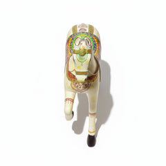 Mango Wood Decorative Horse Statue For Desk Top Decor