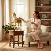 Mango Wood Decorative Horse Statue For Desk Top Decor