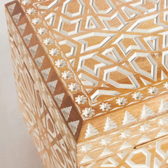 Mango Wood Crafts Hand Crafted Trunk