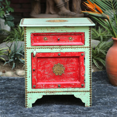 Antique Bedside With 1 Drawer