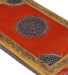 Solid Wood Coffee Table in Red Finish