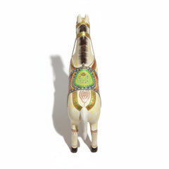 Mango Wood Decorative Horse Statue For Desk Top Decor