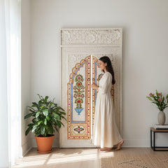 Handcrafted Full-Length Jharokha Door Frame – Wall Accent for Luxurious Home Decor