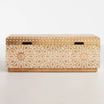 Mango Wood Crafts Hand Crafted Trunk - Image 6