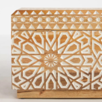 Mango Wood Crafts Hand Crafted Trunk - Image 2