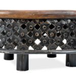 Distressed Carved Coffee Table - Image 2
