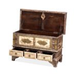 Vintage Trunk Box, Home Decor Antique Furniture - Image 3