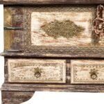 Vintage Trunk Box, Home Decor Antique Furniture - Image 4