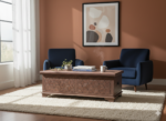 Mango Wood Indian Blanket Chest In Brown Finish