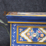 Wooden Handpainted Cabinet with Drawers - Image 4