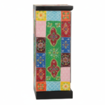 Hand-Painted Mango Wood Sideboard Cabinet For Storage - Image 19