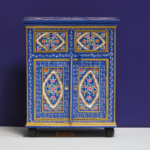 Wooden 2 Drawer 2 Door Cabinet With Hand Painted - Image 2