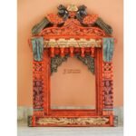 Wooden Jharokha ,Solid Wood With Carved Indian Jharokha - Image 2