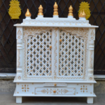 Solid Wood Pooja Mandir,Painted Pooja Temple - Image 4