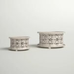 Solid Wood Nesting Coffee Table Set Of 2 - Image 6