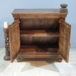Wooden Furniture Hand Carved Solid Wood Cabinet 90x40x90 Cm - Image 3