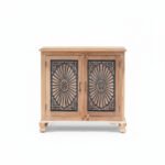 Mango Wood Sideboard With Charcoal Finish - Image 7