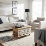 Mango Wood Blanket Chest For Storage Solution - Image 4
