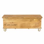 Mango Wood Indian Boho Blanket Chest For Storage - Image 8