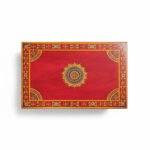 Hand-Painted Mango Wood Indian Bedside Cabinet For Bedroom Storage - Image 23