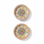 Mango Wood Hand-Painted Indian Boho Chakki Coffee Table - Image 8