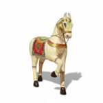 Mango Wood Decorative Horse Statue For Desk Top Decor - Image 6