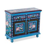 Mango Wooden Handpainted Cabinet - Image 3