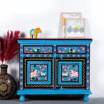 Mango Wooden Handpainted Cabinet