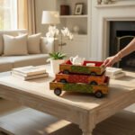 Mango Wood Hand-Painted Kitchen Decor For Serve - Image 3