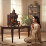 Rosewood Pooja Temple For Daily Worship - Image 7