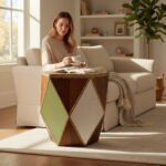 Mango Wood Indian Luxury Coffee Table For Living Room - Image 3