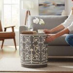 Bone Inlay Moroccan Coffee Table For Living Room Decor - Image 6