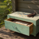 Hand-Painted Wooden Storage Box – Bedroom Organizer for Everyday Essentials - Image 8