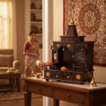 Rosewood Pooja Temple For Daily Worship - Image 10