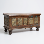 Mango Wood Blanket Storage Chest With Buddha Detailing - Image 7